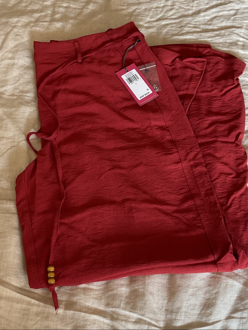 NWT Vince Camuto Wide Leg pants in Chili